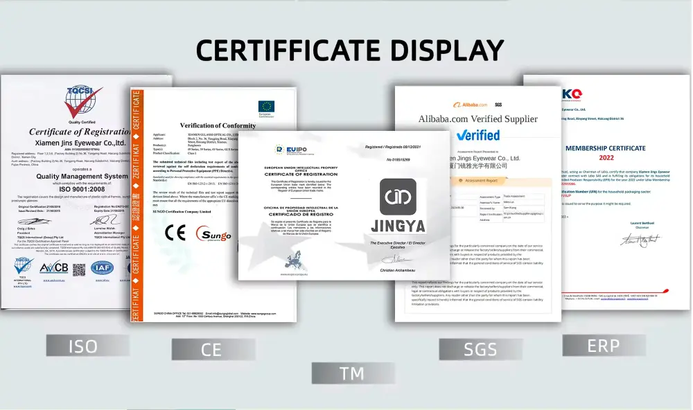 CERTIFFICATE DISPLAY