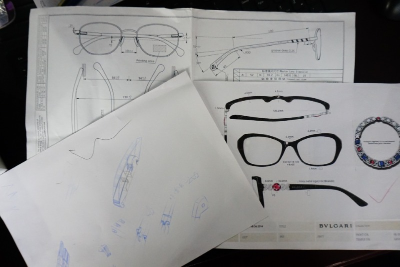 Eyeglass CAD design