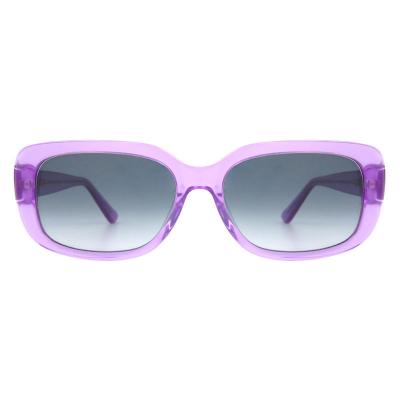 A10756(1) Women's Lightweight purple Acetate Full Rim Square Modern Sunglasses Eyewear