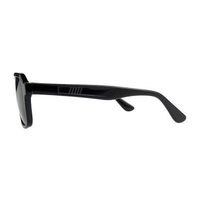 A10750(2) Men's Hand Polished navy blue Acetate Full Rim Square Modern Sunglasses Eyewear