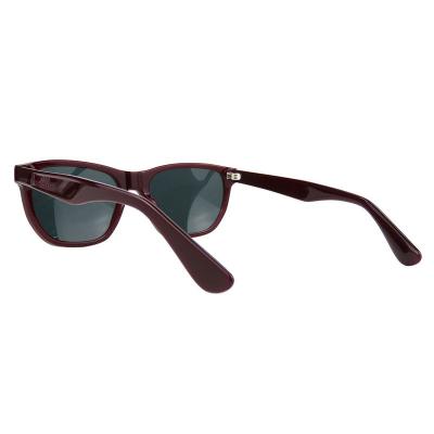 A10753(1) Unisex Premium Quality burgundy Acetate Full Rim Wayfarer Casual Sunglasses Eyewear