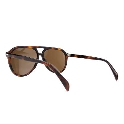 A10757(2) Unisex Polarized tortoise Acetate Full Rim Aviator Vintage Sunglasses Eyewear