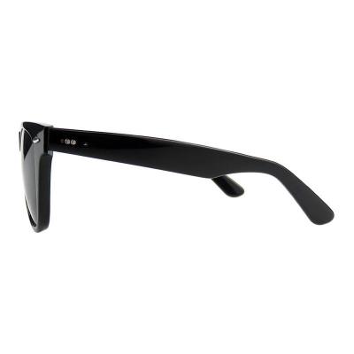 A10747(2) Unisex UV400 Protection black Acetate Full Rim Wayfarer Vintage Sunglasses Eyewear