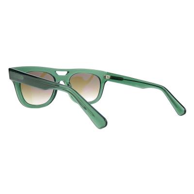 A10751(5) Unisex Polarized black Acetate Full Rim Square Vintage Sunglasses Eyewear