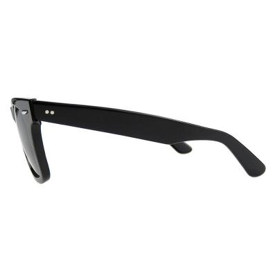 A10752(1) Unisex UV400 Protection black Acetate Full Rim Wayfarer Vintage Sunglasses Eyewear