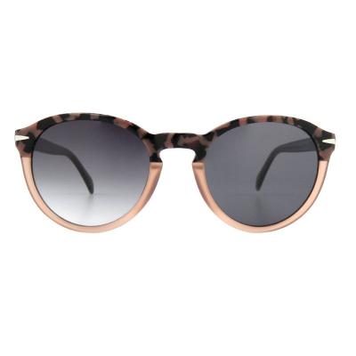 A10758(2) Unisex Scratch Resistant tortoise Acetate Full Rim Round Vintage Sunglasses Eyewear