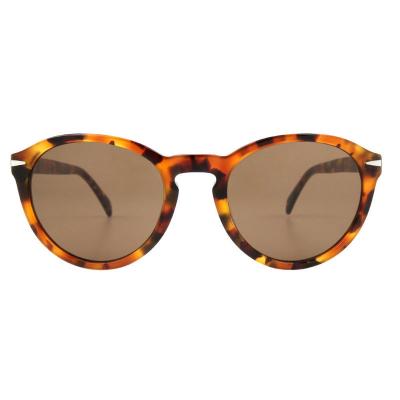 A10758(1) Unisex Spring Hinge tortoise Acetate Full Rim Round Vintage Sunglasses Eyewear