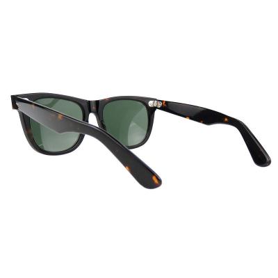 A10747(3) Unisex Hand Polished black Acetate Full Rim Wayfarer Vintage Sunglasses Eyewear