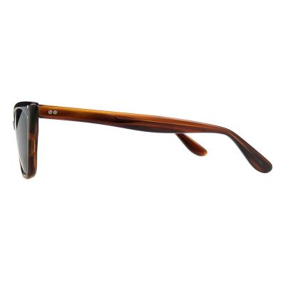 A10749(1) Women's Durable tortoise Acetate Full Rim Cat Eye Vintage Sunglasses Eyewear