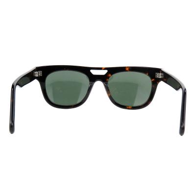 A10751(4) Unisex Spring Hinge black Acetate Full Rim Square Vintage Sunglasses Eyewear