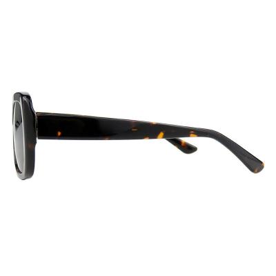 A10756(6) Women's Scratch Resistant purple Acetate Full Rim Square Modern Sunglasses Eyewear