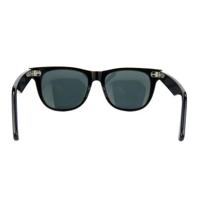 A10747(2) Unisex UV400 Protection black Acetate Full Rim Wayfarer Vintage Sunglasses Eyewear