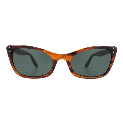 A10749(1) Women's Durable tortoise Acetate Full Rim Cat Eye Vintage Sunglasses Eyewear