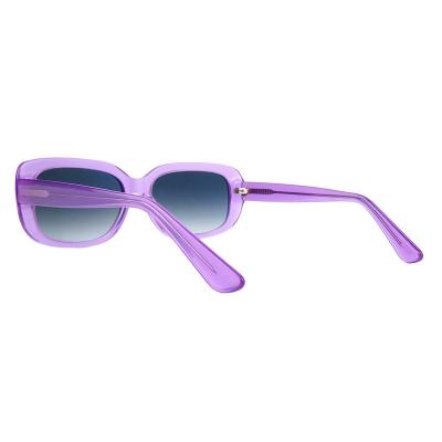 A10756(1) Women's Lightweight purple Acetate Full Rim Square Modern Sunglasses Eyewear