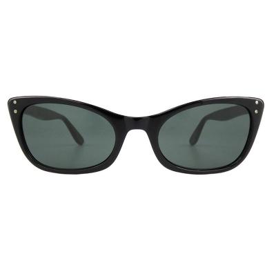 A10749(2) Women's Polarized tortoise Acetate Full Rim Cat Eye Vintage Sunglasses Eyewear