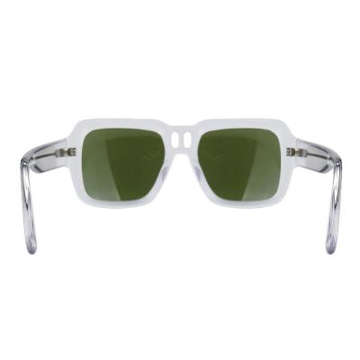 A10754(1) Men's UV400 Protection white Acetate Full Rim Square Sport Sunglasses Eyewear
