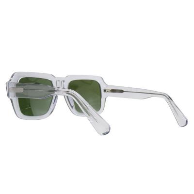 A10754(1) Men's UV400 Protection white Acetate Full Rim Square Sport Sunglasses Eyewear