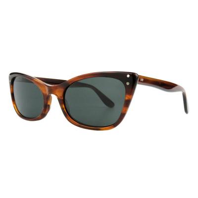 A10749(1) Women's Durable tortoise Acetate Full Rim Cat Eye Vintage Sunglasses Eyewear