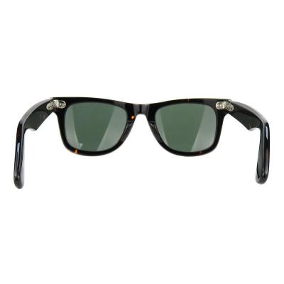 A10752(2) Unisex Hand Polished black Acetate Full Rim Wayfarer Vintage Sunglasses Eyewear