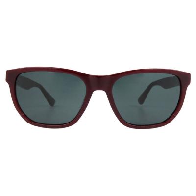 A10753(1) Unisex Premium Quality burgundy Acetate Full Rim Wayfarer Casual Sunglasses Eyewear