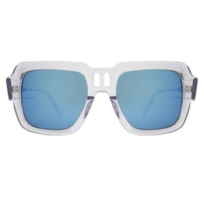A10754(1) Men's UV400 Protection white Acetate Full Rim Square Sport Sunglasses Eyewear