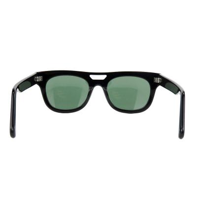 A10751(1) Unisex Durable black Acetate Full Rim Square Vintage Sunglasses Eyewear