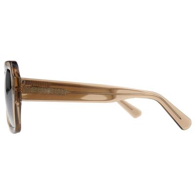 A10754(4) Men's Polarized white Acetate Full Rim Square Sport Sunglasses Eyewear