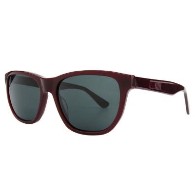 A10753(1) Unisex Premium Quality burgundy Acetate Full Rim Wayfarer Casual Sunglasses Eyewear