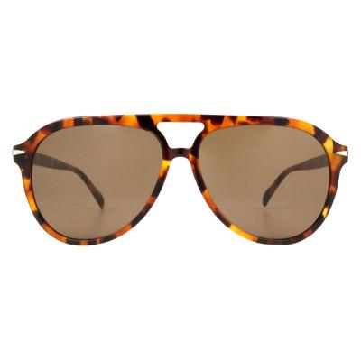 A10757(3) Unisex Scratch Resistant tortoise Acetate Full Rim Aviator Vintage Sunglasses Eyewear
