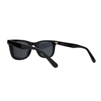 A10774(3) Unisex Spring Hinge black Acetate Full Rim Wayfarer Vintage Sunglasses Eyewear
