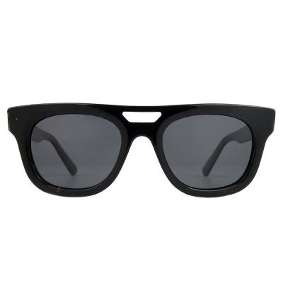 A10777(1) Unisex Scratch Resistant black Acetate Full Rim Wayfarer Modern Sunglasses Eyewear