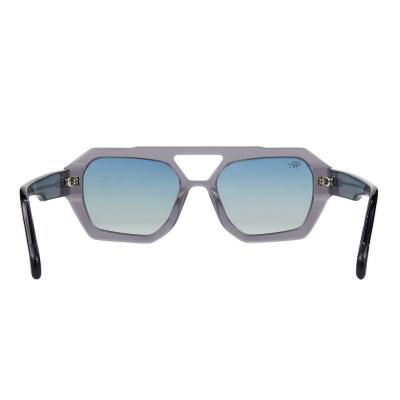 A10761(2) Unisex Polarized tortoise Acetate Full Rim Geometric Modern Sunglasses Eyewear