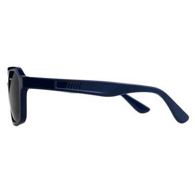A10776(1) Men's UV400 Protection navy blue Acetate Full Rim Aviator Modern Sunglasses Eyewear