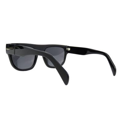 A10759(2) Unisex Hand Polished tortoise Acetate Full Rim Wayfarer Modern Sunglasses Eyewear