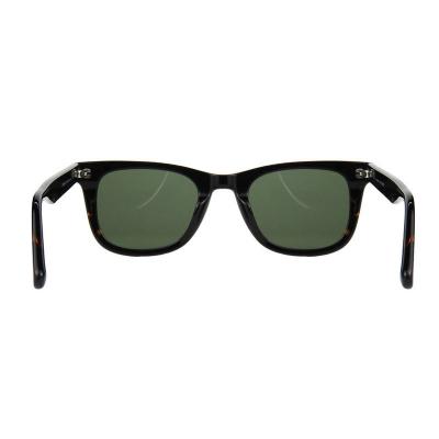 A10774(2) Unisex UV400 Protection black Acetate Full Rim Wayfarer Vintage Sunglasses Eyewear