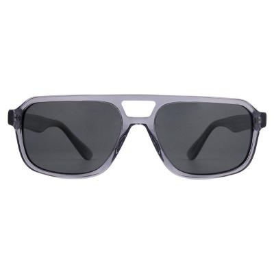 A10776(2) Men's Polarized navy blue Acetate Full Rim Aviator Modern Sunglasses Eyewear