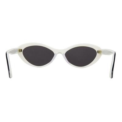 A10769(2) Women's Hand Polished black Acetate Full Rim Cat Eye Vintage Sunglasses Eyewear