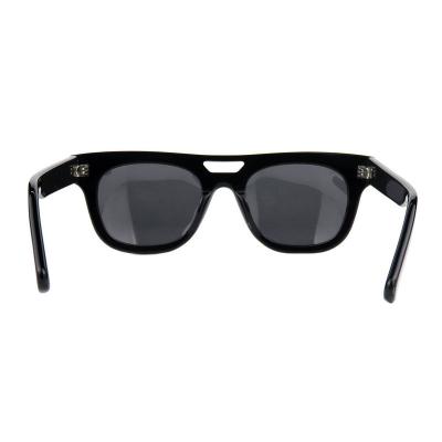 A10777(2) Unisex Durable black Acetate Full Rim Wayfarer Modern Sunglasses Eyewear