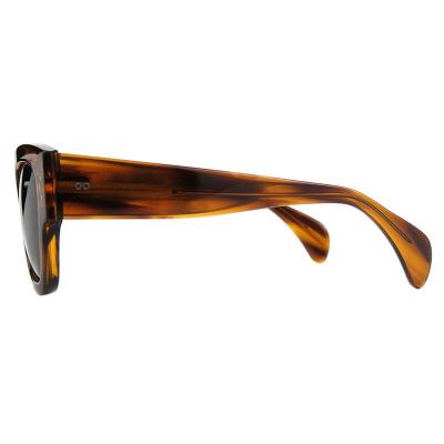 A10778(1) Women's Lightweight tortoise Acetate Full Rim Cat Eye Vintage Sunglasses Eyewear