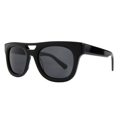 A10777(2) Unisex Durable black Acetate Full Rim Wayfarer Modern Sunglasses Eyewear