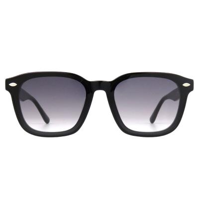 A10773(3) Unisex Scratch Resistant black Acetate Full Rim Wayfarer Vintage Sunglasses Eyewear