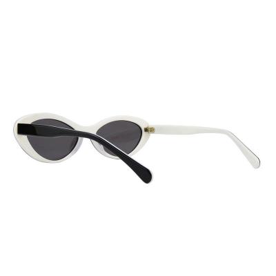 A10769(2) Women's Hand Polished black Acetate Full Rim Cat Eye Vintage Sunglasses Eyewear