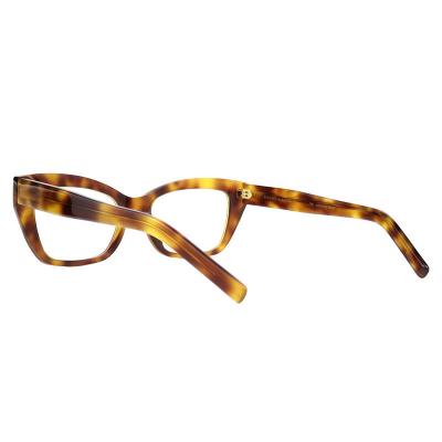 A10771-1(1) Women's UV400 Protection tortoise Acetate Full Rim Cat Eye Modern Sunglasses Eyewear