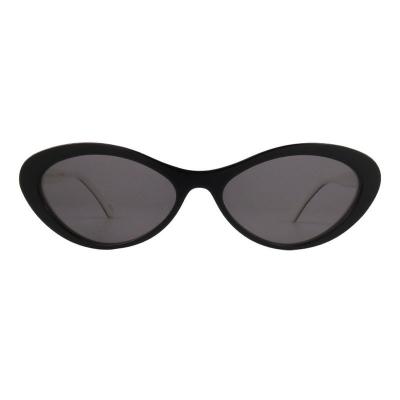 A10769(2) Women's Hand Polished black Acetate Full Rim Cat Eye Vintage Sunglasses Eyewear