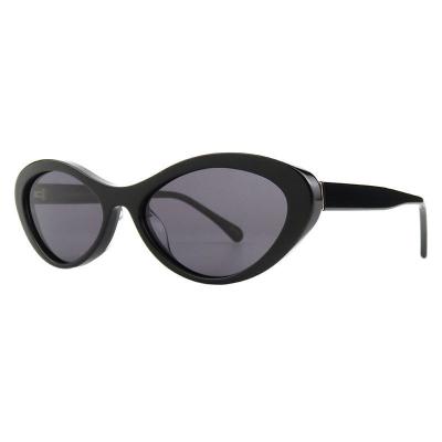 A10769(1) Women's Hand Polished black Acetate Full Rim Cat Eye Vintage Sunglasses Eyewear