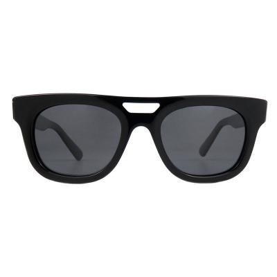 A10777(2) Unisex Durable black Acetate Full Rim Wayfarer Modern Sunglasses Eyewear