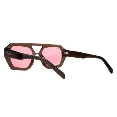 A10761(4) Unisex Spring Hinge tortoise Acetate Full Rim Geometric Modern Sunglasses Eyewear