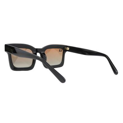 A10779(1) Unisex UV400 Protection black Acetate Full Rim Square Modern Sunglasses Eyewear