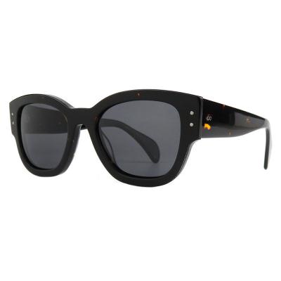 A10778(2) Women's Hand Polished tortoise Acetate Full Rim Cat Eye Vintage Sunglasses Eyewear