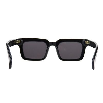A10792(1) Unisex UV400 Protection black Acetate Full Rim Square Modern Sunglasses Eyewear